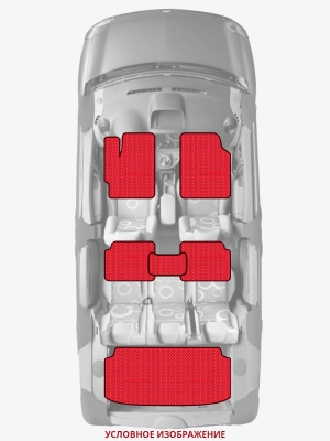 ЭВА коврики «Queen Lux» комплект для Ford Bronco V